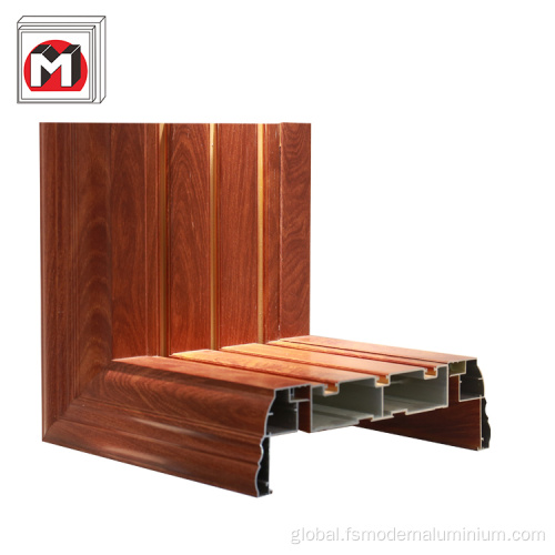 Curtain Wall High Quality Aluminum Wood Grain Doors and Windows Manufactory